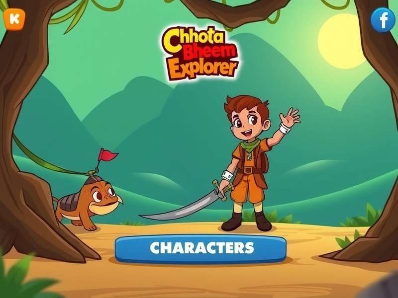 Chhota Bheem Explorer character selection screen